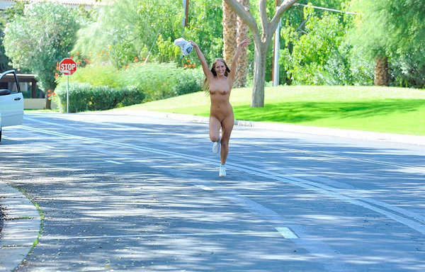 Kiera Nude In Kiera Goes For A Jog Naked At Ftv Hunter