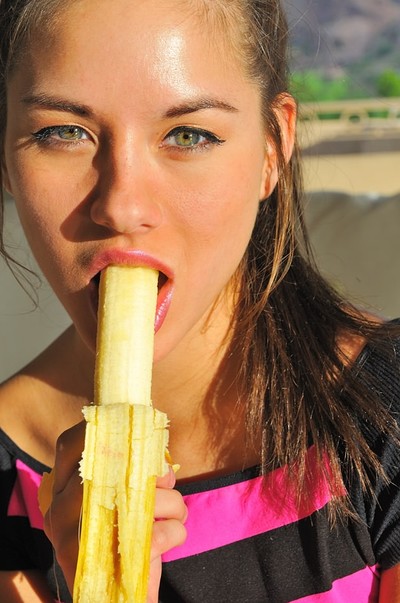 Shyla in Toying with a Banana from FTV Girls