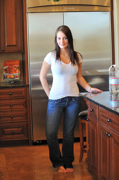 Alley in Kitchen Nudes from FTV Girls
