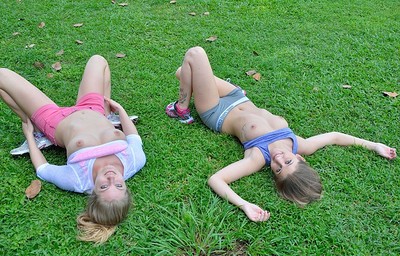 Nicole A and Veronica in Kapiolani Park from FTV Girls