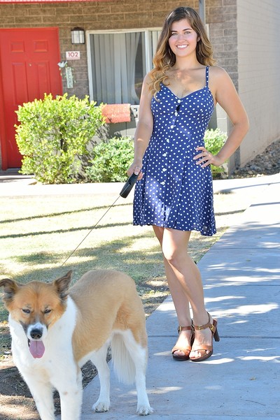 Gianna in Pretty Dog Walker from FTV Girls