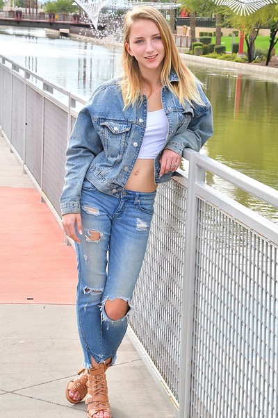 Macy in Her Style Sexy Jeans from Ftv Girls