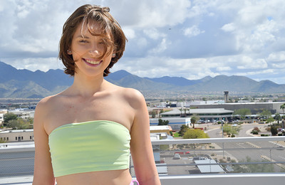 Natalie in Sexy Mini Dress from Ftv Girls