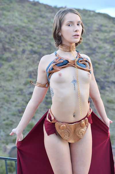 Natalie in Princess Leia Theme from Ftv Girls
