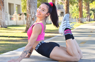 Sophia in Public Stretching from Ftv Girls