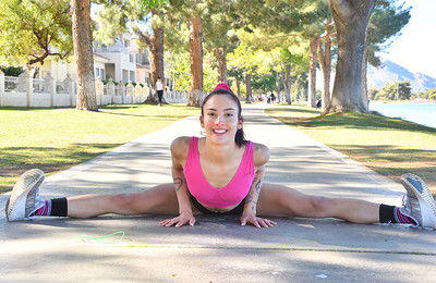 Sophia in Public Stretching from Ftv Girls