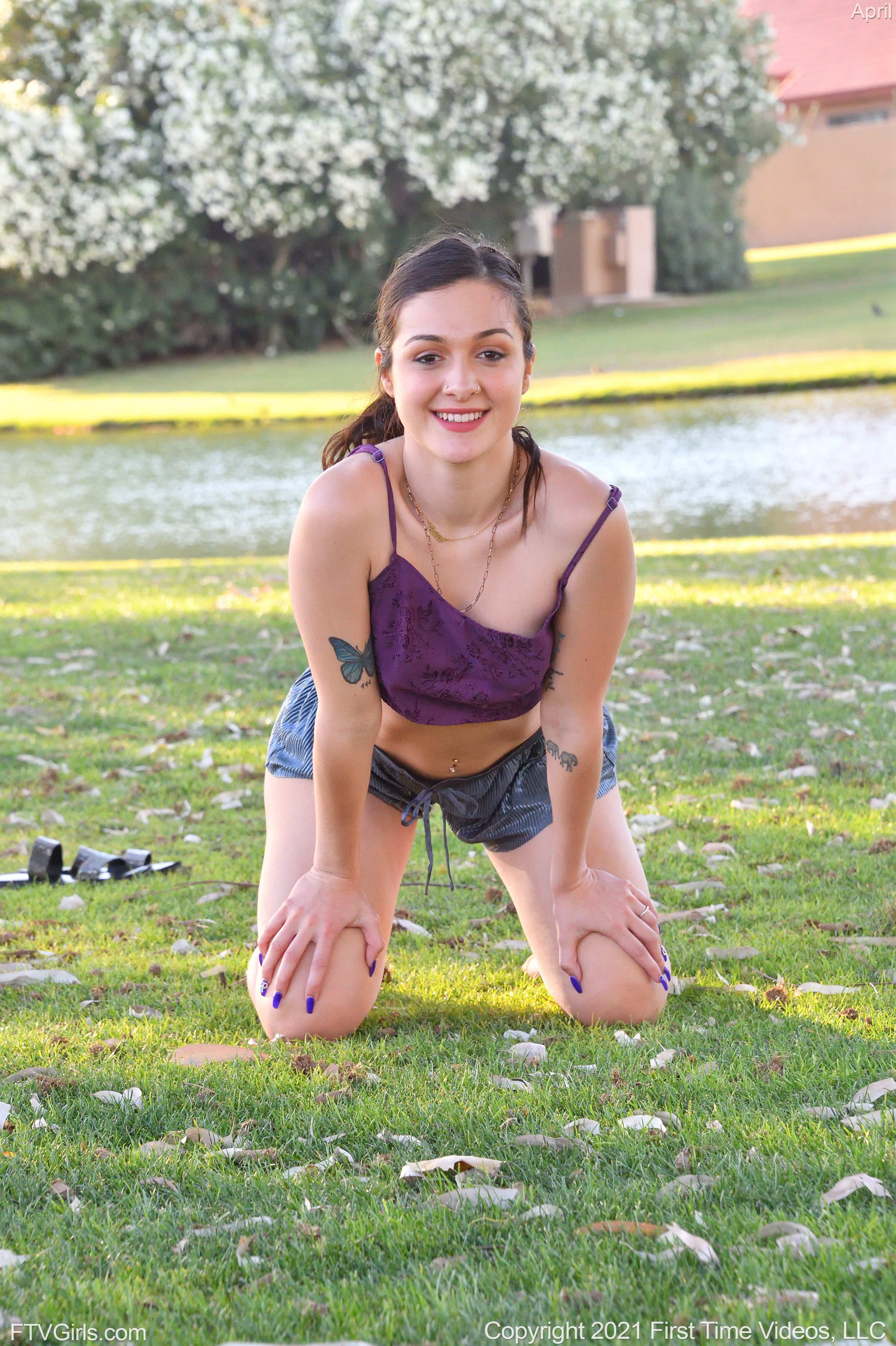 April in Ftv Girls set A Sunset At The Park