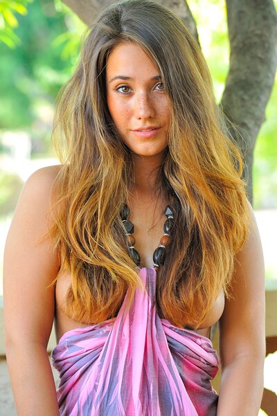 Eva in Hawaiian Look from Ftv Girls