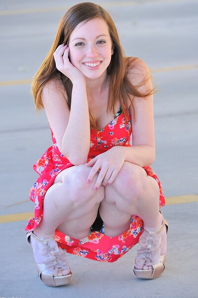 Victoria in Parking Lot Striptease from Ftv Girls