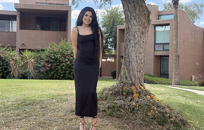 Camila in Fancy Black Dress from Ftv Girls