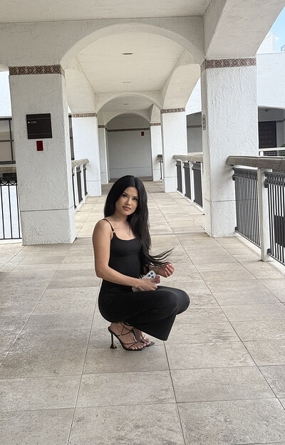 Camila in Fancy Black Dress from Ftv Girls